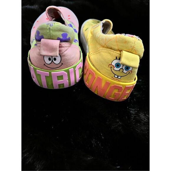 Ground Up Spongebob Squarepants Patrick Slip On Canvas Sneakers Mens Size 8 - Picture 5 of 6